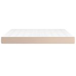 Casa si Gradina - Mobilier - Saltele si somiere - Saltele - Saltea de pat cu arcuri, cappuccino, 180x200x20 cm, piele eco - Infinity.ro