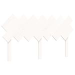 Casa si Gradina - Mobilier - Paturi si accesorii - Paturi - Cadru de pat cu tablie single mic, alb, king size, lemn masiv - Infinity.ro