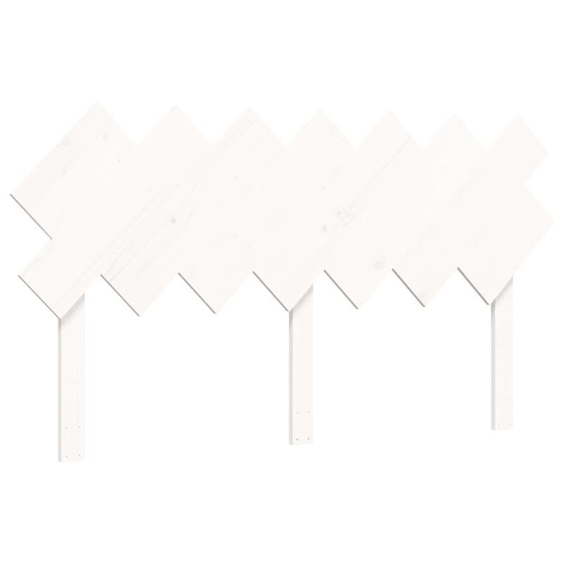 Casa si Gradina - Mobilier - Paturi si accesorii - Paturi - Cadru de pat cu tablie single mic, alb, king size, lemn masiv - Infinity.ro