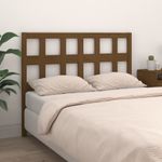Casa si Gradina - Mobilier - Paturi si accesorii - Accesorii paturi - Tablie de pat, maro miere, 205,5x4x100 cm, lemn masiv de pin - Infinity.ro