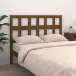 Casa si Gradina - Mobilier - Paturi si accesorii - Accesorii paturi - Tablie de pat, maro miere, 205,5x4x100 cm, lemn masiv de pin - Infinity.ro