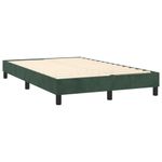 Casa si Gradina - Mobilier - Paturi si accesorii - Paturi - Cadru de pat, verde inchis, 120x200 cm, catifea - Infinity.ro
