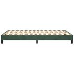 Casa si Gradina - Mobilier - Paturi si accesorii - Paturi - Cadru de pat, verde inchis, 120x200 cm, catifea - Infinity.ro