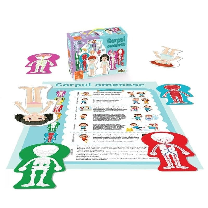 Jucarii, Copii si Bebe - Jucarii si jocuri - Jocuri si puzzle - Puzzle - Noriel puzzle - Corpul omenesc - Infinity.ro