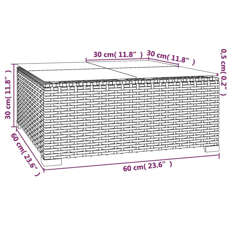 Casa si Gradina - Gradina si terasa - Mobilier exterior - Seturi mobila gradina - Canapea cu 5 piese, maro, poliratan, maro și roșu, model 2x colț + 2x mijloc + masă - Infinity.ro