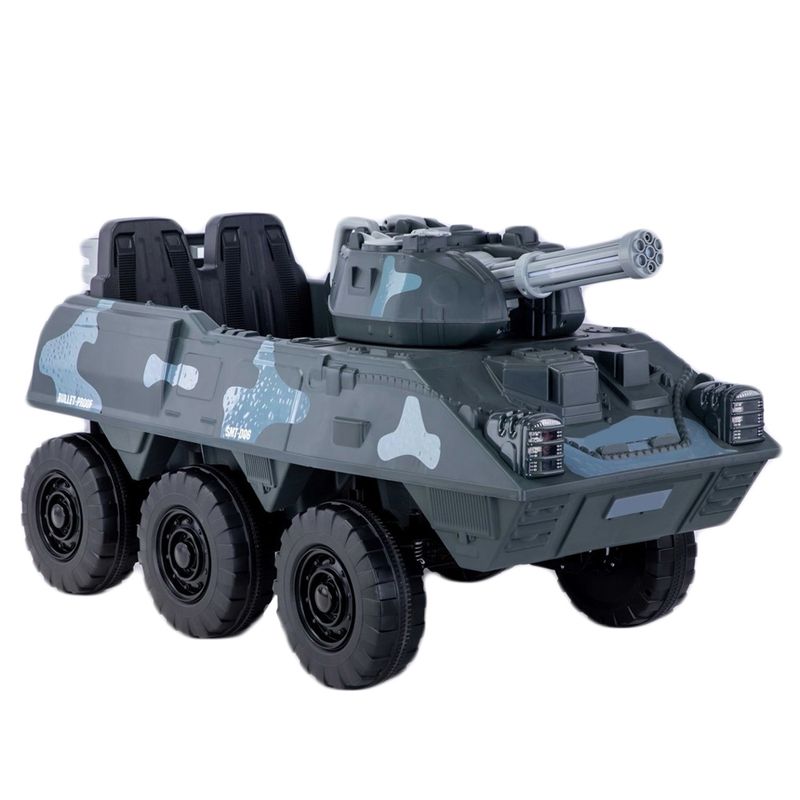 Jucarii, Copii si Bebe - Jucarii si jocuri - Vehicule si jucarii cu telecomanda - Masinute - Tanc cu acumulator, 4 motoare, 12 V, 7 A - Infinity.ro