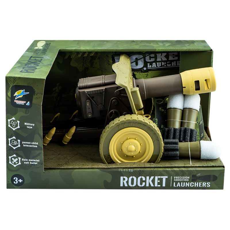 Jucarii, Copii si Bebe - Jucarii si jocuri - Jucarii de rol - Arme de jucarie - Tun cu proiectile - Infinity.ro