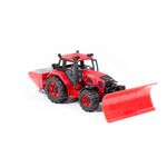 Jucarii, Copii si Bebe - Jucarii si jocuri - Vehicule si jucarii cu telecomanda - Masinute - Tractor cu plug deszapezire, 31 x 15 x 14.5 cm, Polesie - Infinity.ro