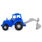 Jucarii, Copii si Bebe - Jucarii si jocuri - Vehicule si jucarii cu telecomanda - Masinute - Tractor-excavator - Altay, 28.5 x 17 x 22 cm, Polesie - Infinity.ro