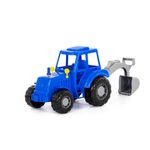 Jucarii, Copii si Bebe - Jucarii si jocuri - Vehicule si jucarii cu telecomanda - Masinute - Tractor-excavator - Altay, 28.5 x 17 x 22 cm, Polesie - Infinity.ro