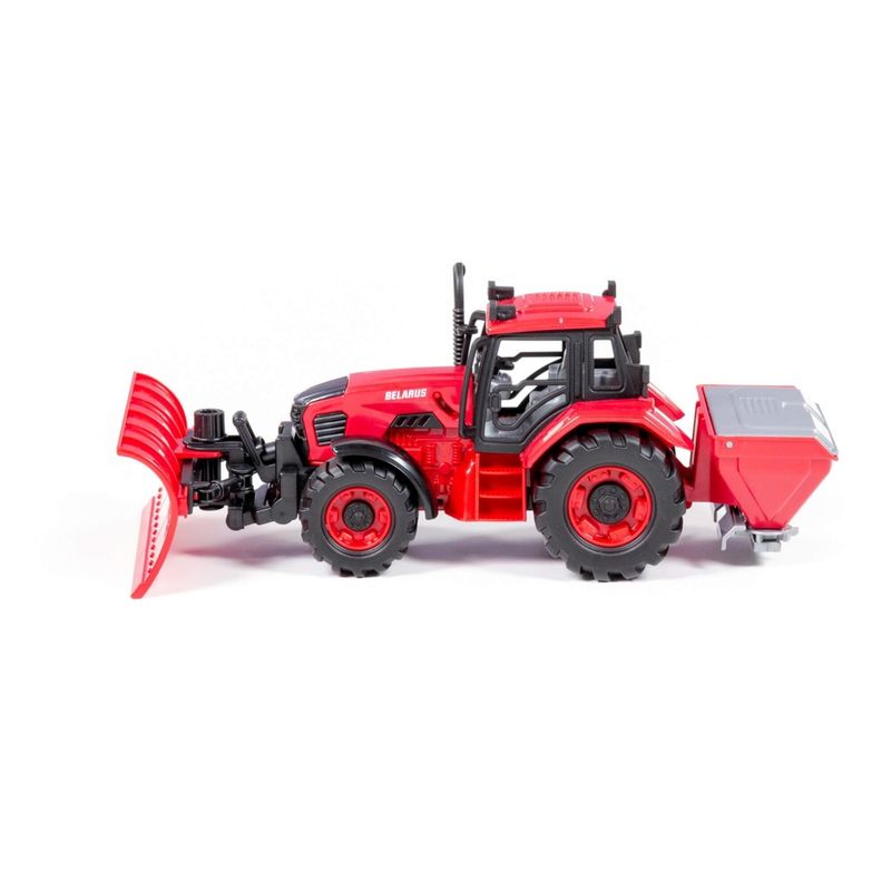 Jucarii, Copii si Bebe - Jucarii si jocuri - Vehicule si jucarii cu telecomanda - Masinute - Tractor cu plug deszapezire, 31 x 15 x 14.5 cm, Polesie - Infinity.ro