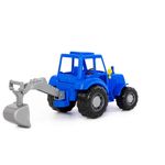 Jucarii, Copii si Bebe - Jucarii si jocuri - Vehicule si jucarii cu telecomanda - Masinute - Tractor-excavator - Altay, 28.5 x 17 x 22 cm, Polesie - Infinity.ro