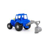 Jucarii, Copii si Bebe - Jucarii si jocuri - Vehicule si jucarii cu telecomanda - Masinute - Tractor-excavator - Altay, 28.5 x 17 x 22 cm, Polesie - Infinity.ro