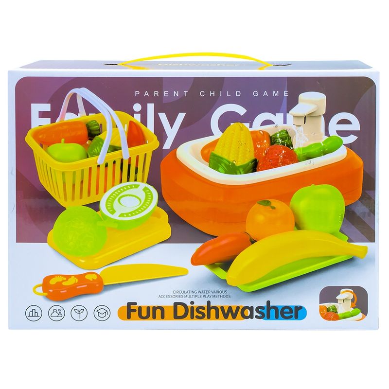 Jucarii, Copii si Bebe - Jucarii si jocuri - Jucarii de rol - Bucatarii copii - Fructe/legume pretaiate + accesorii - Infinity.ro