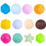 Jucarii, Copii si Bebe - Jucarii si jocuri - Jucarii bebelusi - Jucarii interactive bebelusi - Mingiute senzoriale, pentru bebelusi, 12 buc/set - Infinity.ro