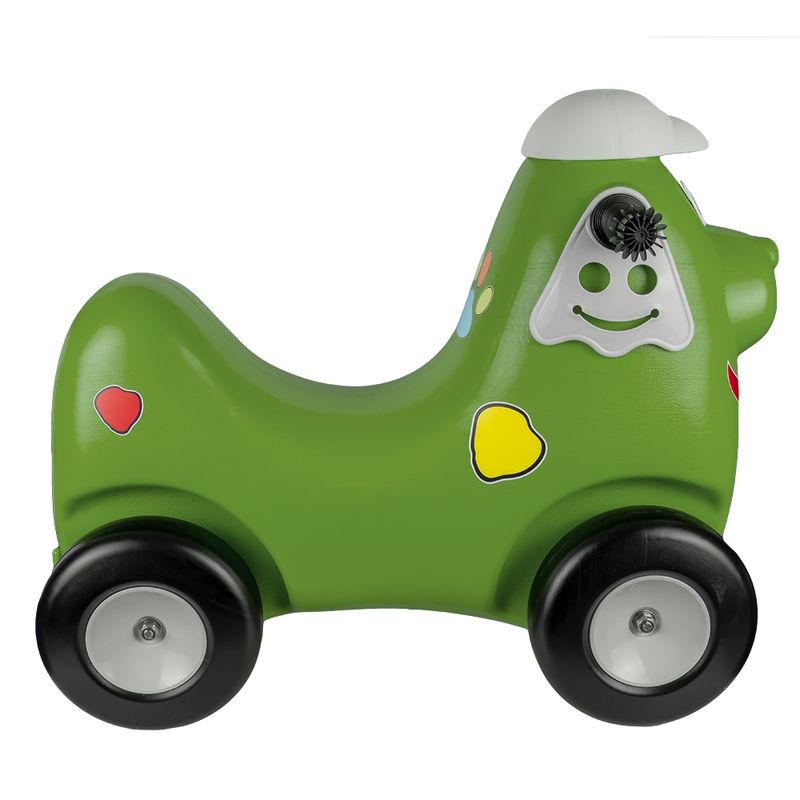 Jucarii, Copii si Bebe - Jucarii si jocuri - Jucarii de exterior - Balansoare copii - Catel balansoar 2 in 1, verde - ROBENTOYS - Infinity.ro