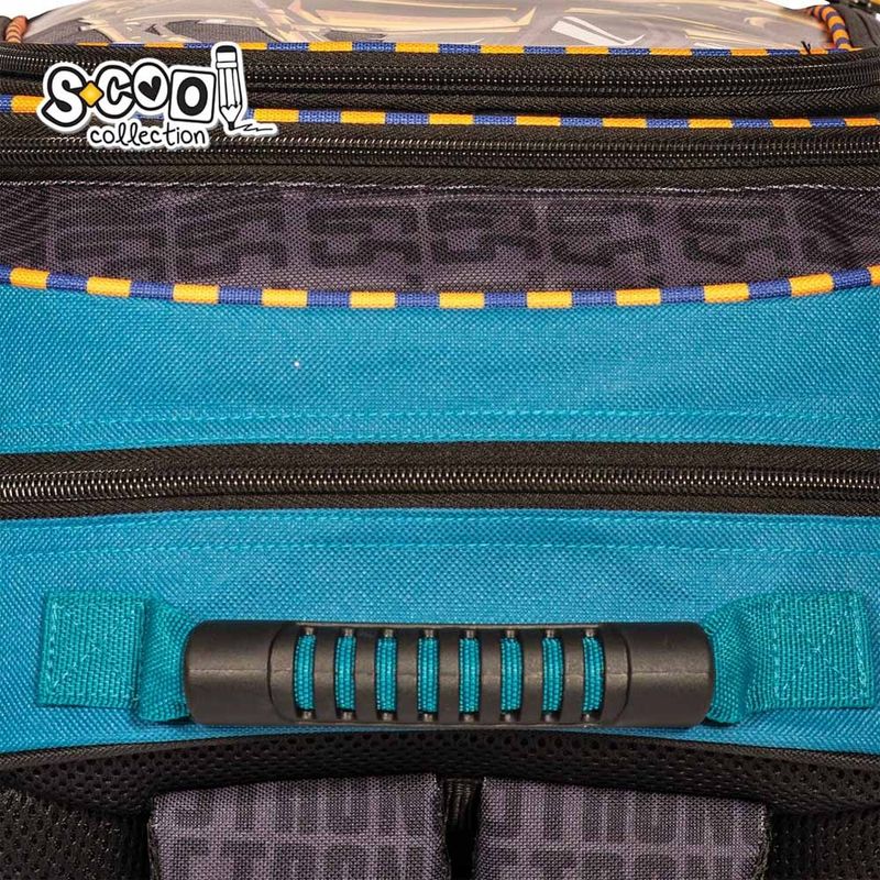 Carti si Birotica - Rechizite - Rucsacuri si genti scolare - Ghiozdan ergonomic POWER, 40.5 x 29 x 13.5 cm - S-COOL - Infinity.ro