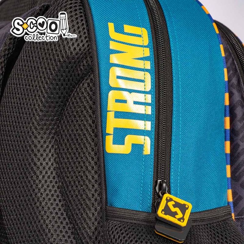 Carti si Birotica - Rechizite - Rucsacuri si genti scolare - Ghiozdan ergonomic POWER, 40.5 x 29 x 13.5 cm - S-COOL - Infinity.ro