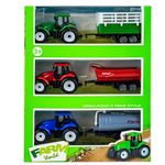 Jucarii, Copii si Bebe - Jucarii si jocuri - Vehicule si jucarii cu telecomanda - Utilaje constructie de jucarie - Tractor cu remorca si frictiune - Infinity.ro