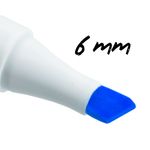 Carti si Birotica - Birotica - Instrumente de scris - Markere si carioci - Markere cu 2 capete, 6mm-3mm, 12 cul/set - S-COOL - Infinity.ro