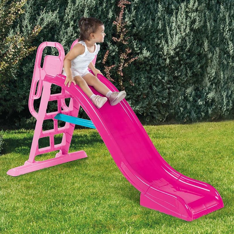 Jucarii, Copii si Bebe - Jucarii si jocuri - Jucarii de exterior - Tobogane copii - Tobogan apa, roz - Unicorn, 114 x 189 x 85cm - Dolu - Infinity.ro