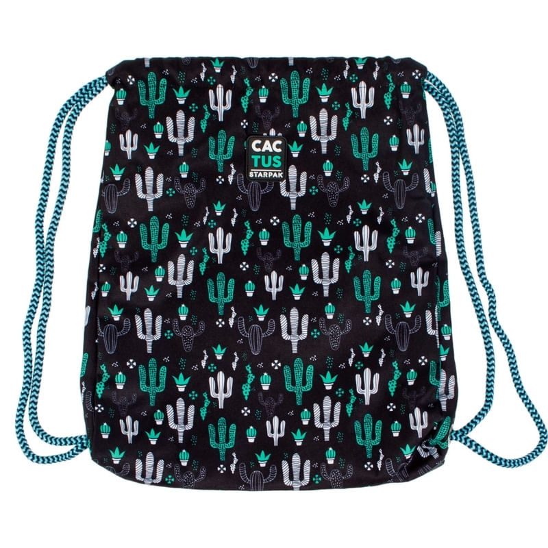 Fashion, accesorii si bijuterii - Copii - Accesorii copii - Genti si rucsacuri copii - Sac sport Cactus, 46 x 35.5 cm - STARPAK - Infinity.ro