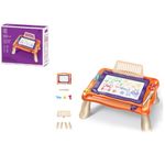 Jucarii, Copii si Bebe - Jucarii si jocuri - Jucarii & jocuri educative - Jucarii interactive - Tablita magica, cu suport + stampile mov - Infinity.ro