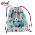 Fashion, accesorii si bijuterii - Copii - Accesorii copii - Genti si rucsacuri copii - Sac sport KITTY, 46 x 35.5 cm - S-COOL - Infinity.ro