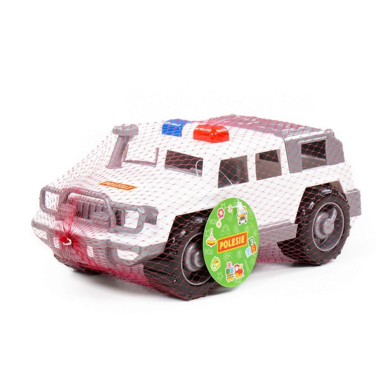 Jucarii, Copii si Bebe - Jucarii si jocuri - Vehicule si jucarii cu telecomanda - Masinute - Jeep politie - Defender 31 x 15 x 13 cm, Polesie - Infinity.ro