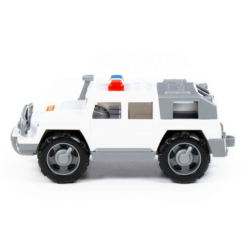 Jucarii, Copii si Bebe - Jucarii si jocuri - Vehicule si jucarii cu telecomanda - Masinute - Jeep politie - Defender 31 x 15 x 13 cm, Polesie - Infinity.ro