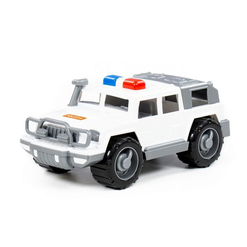Jucarii, Copii si Bebe - Jucarii si jocuri - Vehicule si jucarii cu telecomanda - Masinute - Jeep politie - Defender 31 x 15 x 13 cm, Polesie - Infinity.ro