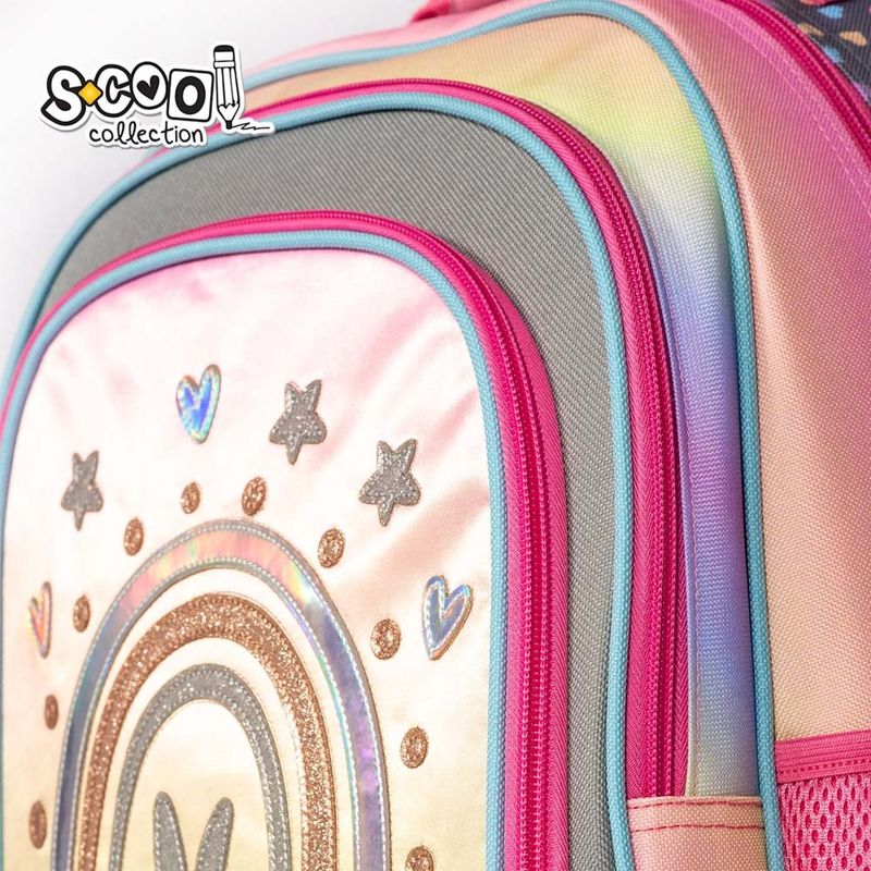 Carti si Birotica - Rechizite - Rucsacuri si genti scolare - Ghiozdan ergonomic HAPPINESS, 40.5x29x13.5 cm - S-COOL - Infinity.ro