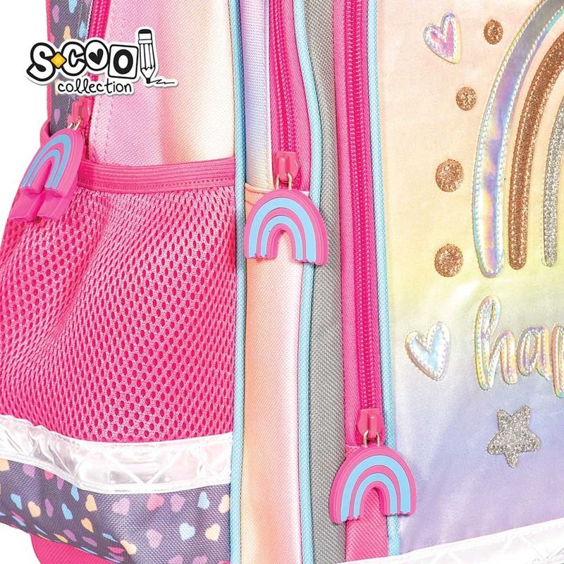 Carti si Birotica - Rechizite - Rucsacuri si genti scolare - Ghiozdan ergonomic HAPPINESS, 40.5x29x13.5 cm - S-COOL - Infinity.ro