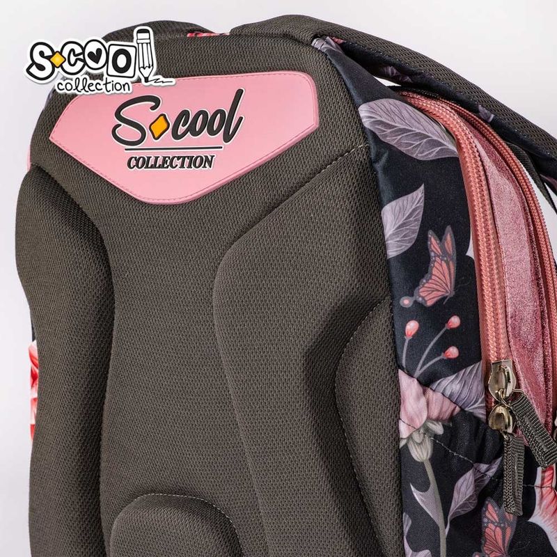 Carti si Birotica - Rechizite - Rucsacuri si genti scolare - Ghiozdan anatomic LIGHT GLAM, 41 x 28 x 21 cm S-COOL - Infinity.ro