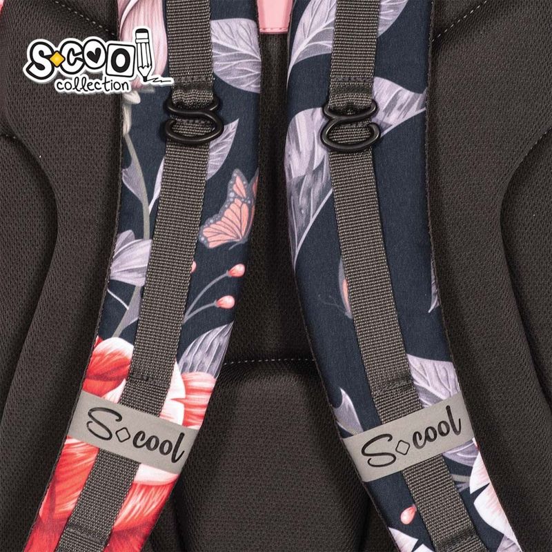 Carti si Birotica - Rechizite - Rucsacuri si genti scolare - Ghiozdan anatomic LIGHT GLAM, 41 x 28 x 21 cm S-COOL - Infinity.ro