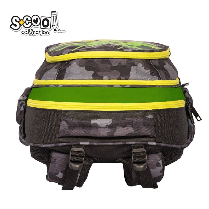 Carti si Birotica - Rechizite - Rucsacuri si genti scolare - Ghiozdan anatomic AIR FORCE, 38 x 39 x 19.5 cm - S-COOL - Infinity.ro