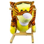 Jucarii, Copii si Bebe - Jucarii si jocuri - Jucarii de exterior - Balansoare copii - Balansoar pentru bebelusi, Tigru, lemn + plus, 60 x 34 x 45 cm - Infinity.ro