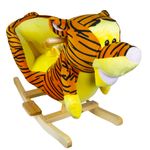 Jucarii, Copii si Bebe - Jucarii si jocuri - Jucarii de exterior - Balansoare copii - Balansoar pentru bebelusi, Tigru, lemn + plus, 60 x 34 x 45 cm - Infinity.ro