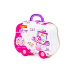 Jucarii, Copii si Bebe - Jucarii si jocuri - Jucarii de rol - Set joaca doctor - Set doctor in gentuta, 26.6 x 9.8 x 21.7 cm, Polesie - Infinity.ro