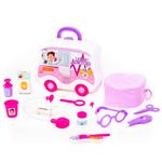 Jucarii, Copii si Bebe - Jucarii si jocuri - Jucarii de rol - Set joaca doctor - Set doctor in gentuta, 26.6 x 9.8 x 21.7 cm, Polesie - Infinity.ro