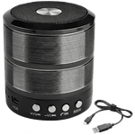 TV, Audio-Video si Foto - Portabile audio - Boxe portabile - Mini boxa portabila, Corp metalic, Bluetooth, Miscro-SD Card. Radio, Aux, Negru - Infinity.ro