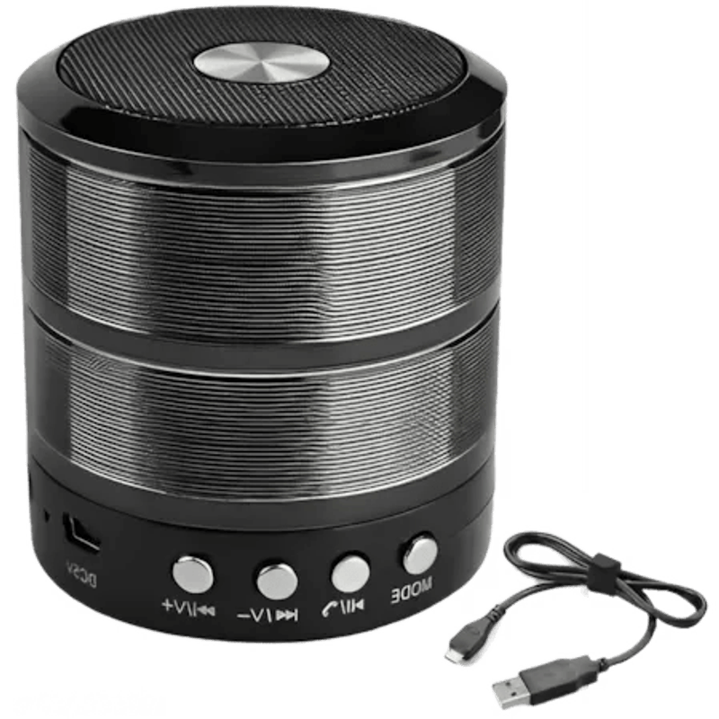 TV, Audio-Video si Foto - Portabile audio - Boxe portabile - Mini boxa portabila, Corp metalic, Bluetooth, Miscro-SD Card. Radio, Aux, Negru - Infinity.ro