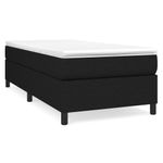Casa si Gradina - Mobilier - Paturi si accesorii - Paturi - Cadru de pat box spring, negru, 80x200 cm, material textil, înălțime 35 cm - Infinity.ro