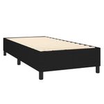 Casa si Gradina - Mobilier - Paturi si accesorii - Paturi - Cadru de pat box spring, negru, 80x200 cm, material textil, înălțime 35 cm - Infinity.ro