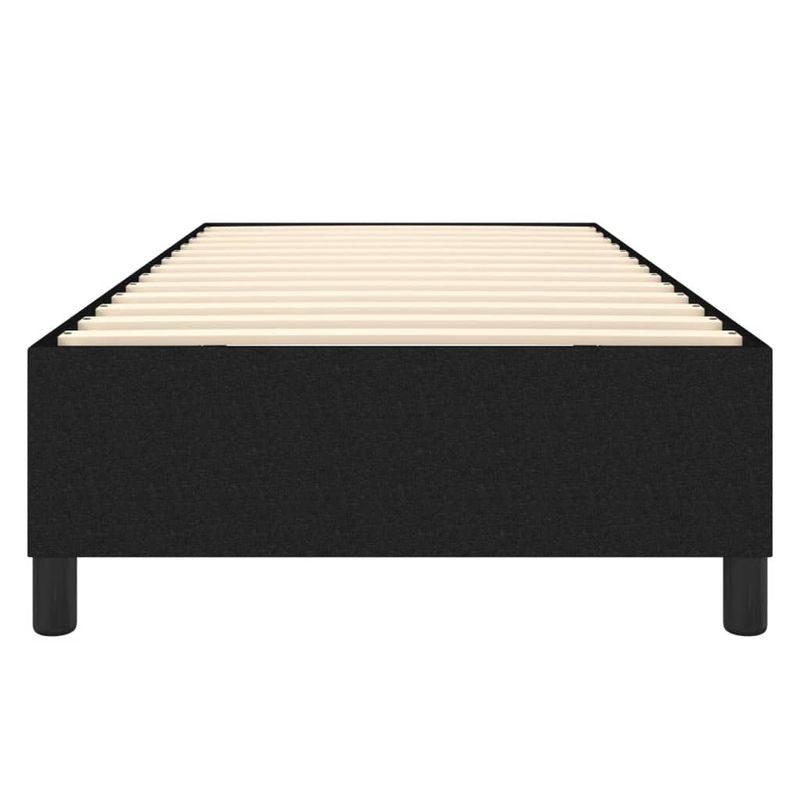 Casa si Gradina - Mobilier - Paturi si accesorii - Paturi - Cadru de pat box spring, negru, 80x200 cm, material textil, înălțime 35 cm - Infinity.ro