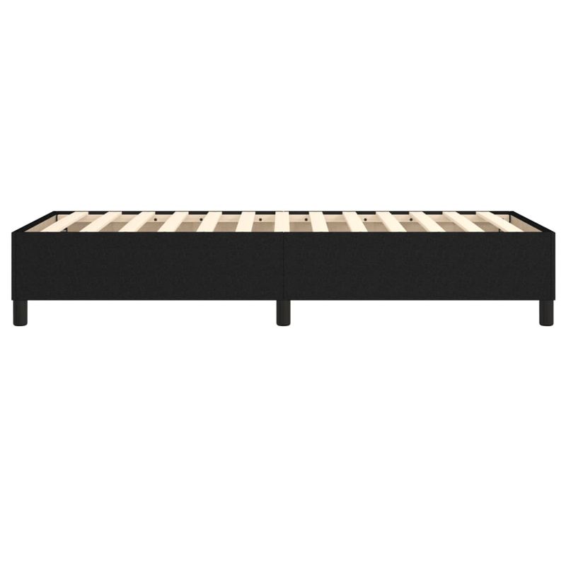 Casa si Gradina - Mobilier - Paturi si accesorii - Paturi - Cadru de pat box spring, negru, 80x200 cm, material textil, înălțime 35 cm - Infinity.ro