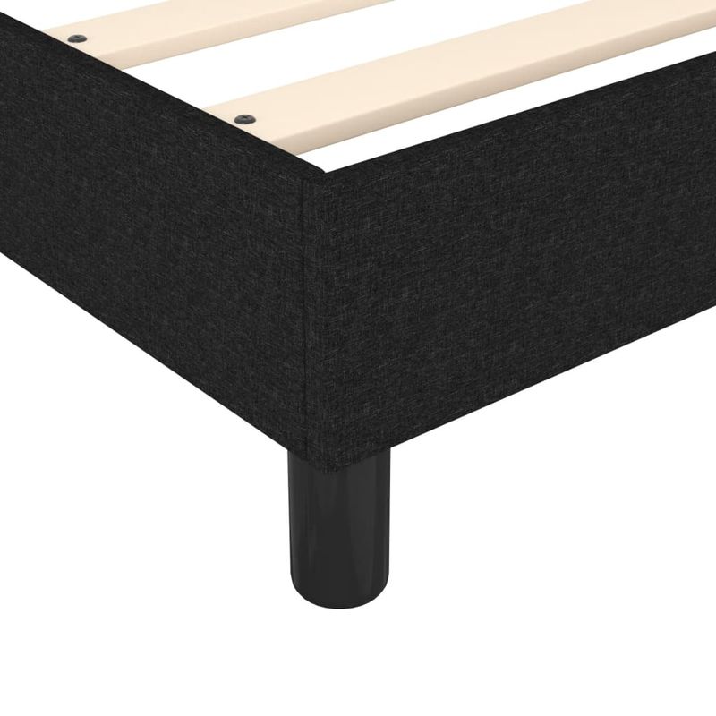 Casa si Gradina - Mobilier - Paturi si accesorii - Paturi - Cadru de pat box spring, negru, 80x200 cm, material textil, înălțime 35 cm - Infinity.ro