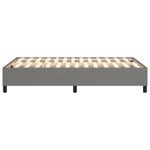 Casa si Gradina - Mobilier - Paturi si accesorii - Paturi - Cadru de pat box spring, gri inchis, 120x200 cm, material textil, înălțime 35 cm - Infinity.ro