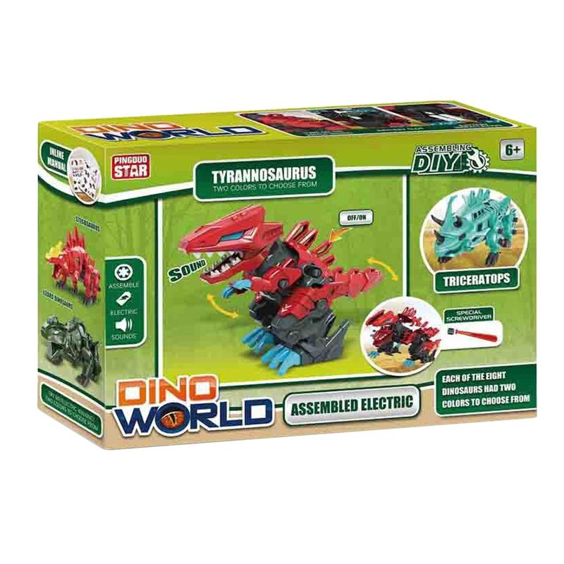 Jucarii, Copii si Bebe - Jucarii si jocuri - Seturi de constructie si cuburi - Cuburi si caramizi - Cuburi constructii Robozaur, cu bateriiA - TANYSTROPHEUS - Infinity.ro