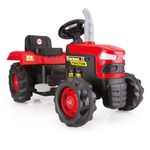 Jucarii, Copii si Bebe - Jucarii si jocuri - Vehicule si jucarii cu telecomanda - Masinute - Tractor cu pedale, rosu, 53 x 83 x 45 - Dolu - Infinity.ro
